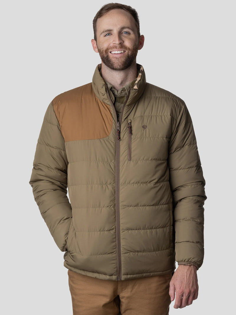 Dry Down Jacket Reversable Oak/Wetland Yard Master Outdoors