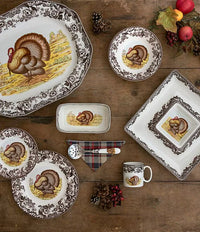 Woodland Turkey Chip & Dip Server