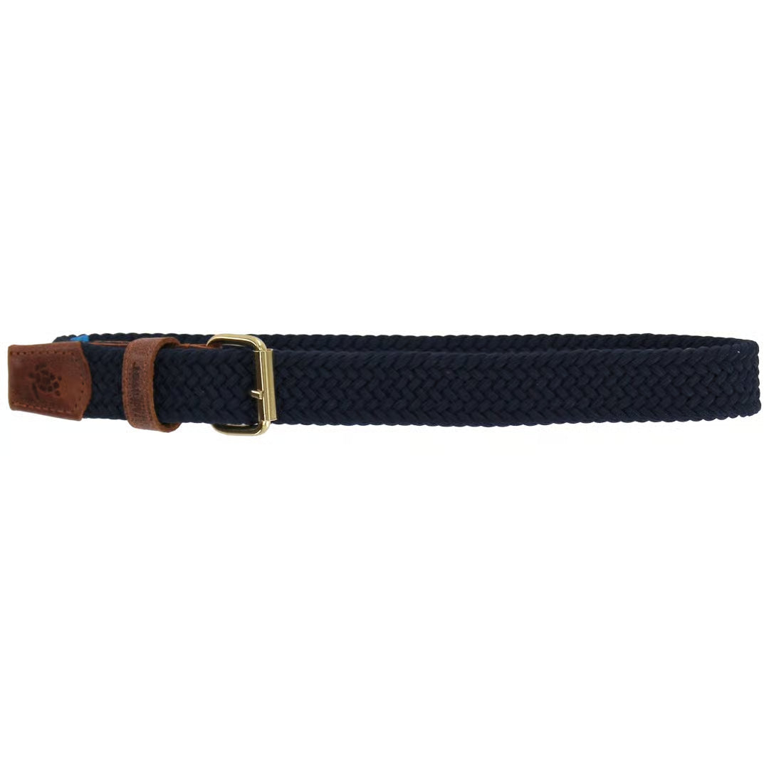 Boys Braided Bely- Navy