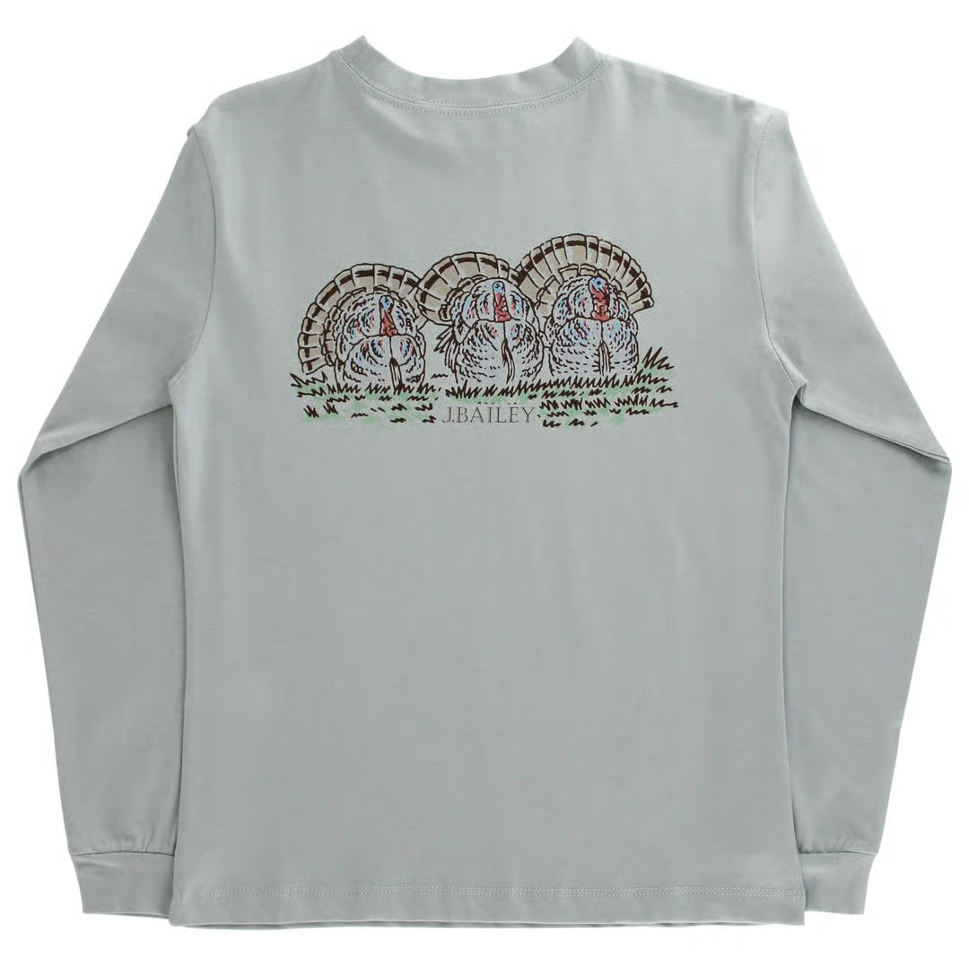 L/S Turkey Tee - Sage Green