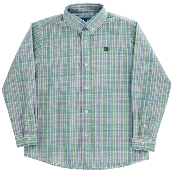 Roscoe Button Down Shirt - Canterbury Seersucker