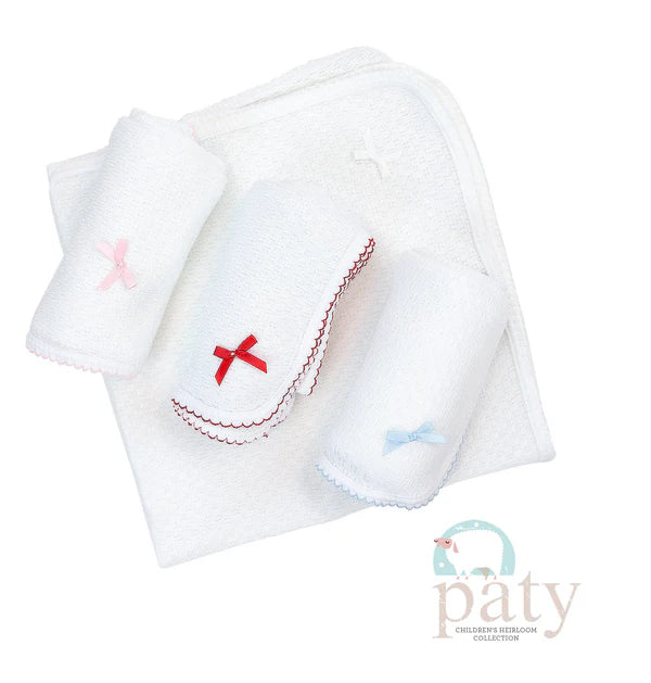 Paty Knit Receiving / Swaddle Blanket