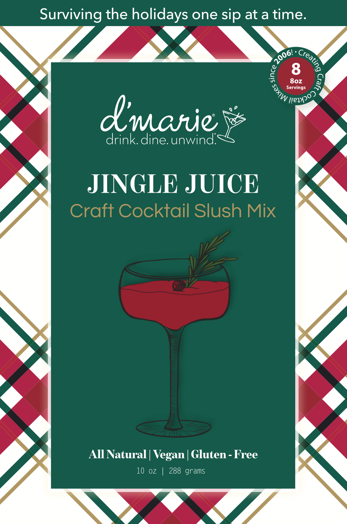 Jingle Juice Cocktail Slush Mix