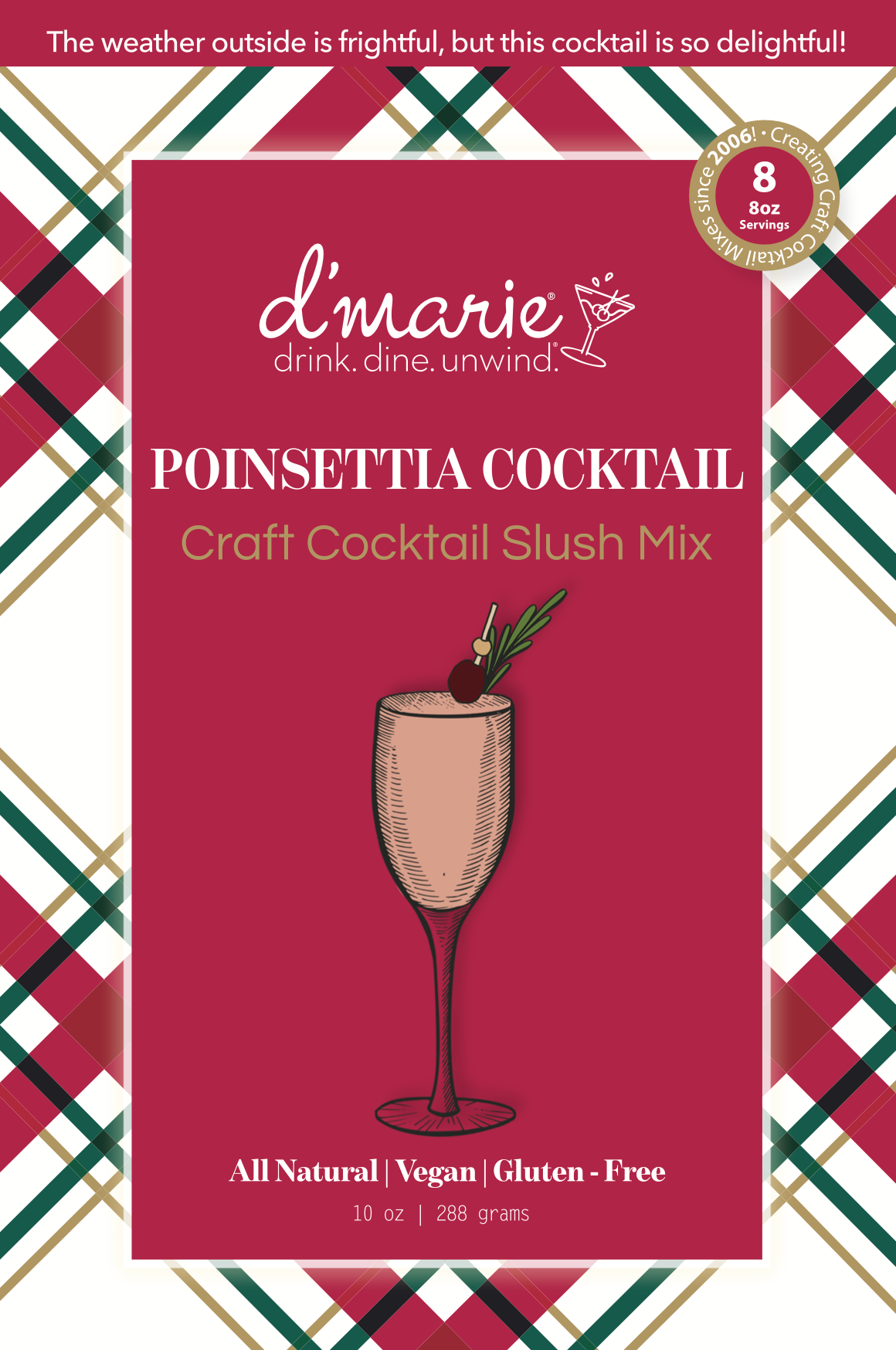 Poinsettia Cocktail Slush Mix