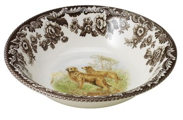 Golden Retriever -Woodland Ascot Cereal Bowl 8 Inch