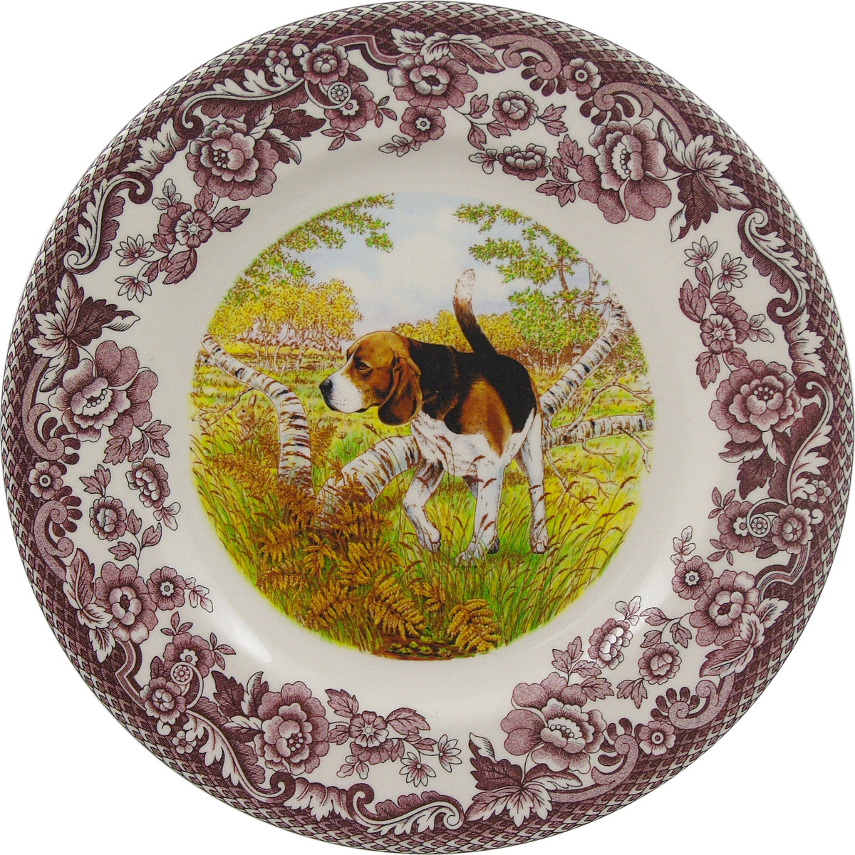 Woodland Dinner Plate - Beagle