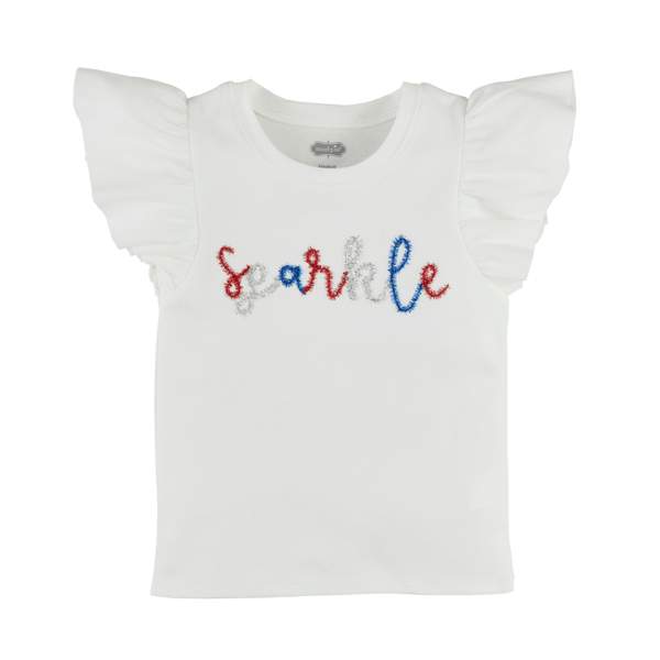 Sparkle Tensile Shirt- White