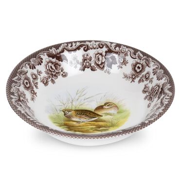 Quail -Woodland Ascot Cereal Bowl 8 Inch