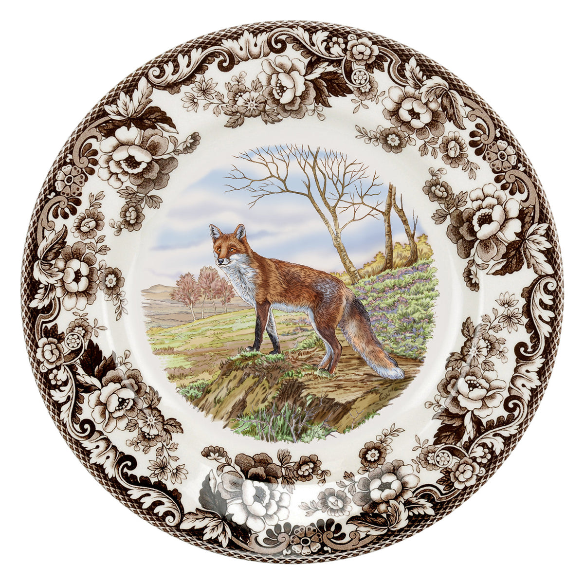 Woodland Dinner Plate - Red Fox