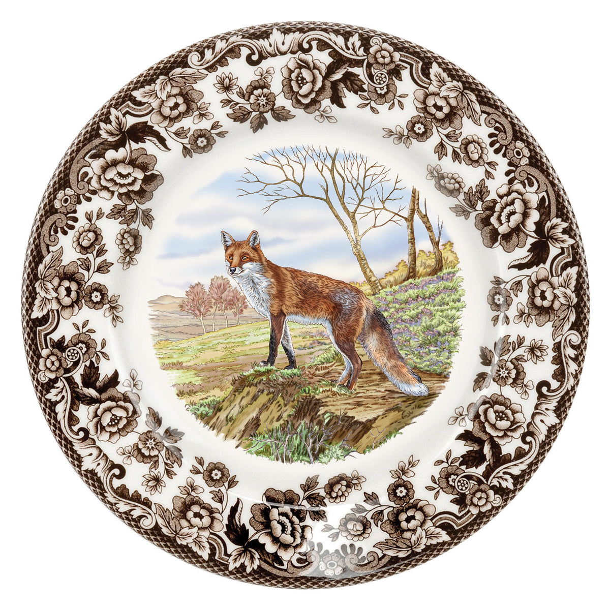 Woodland Salad Plate - Red Fox