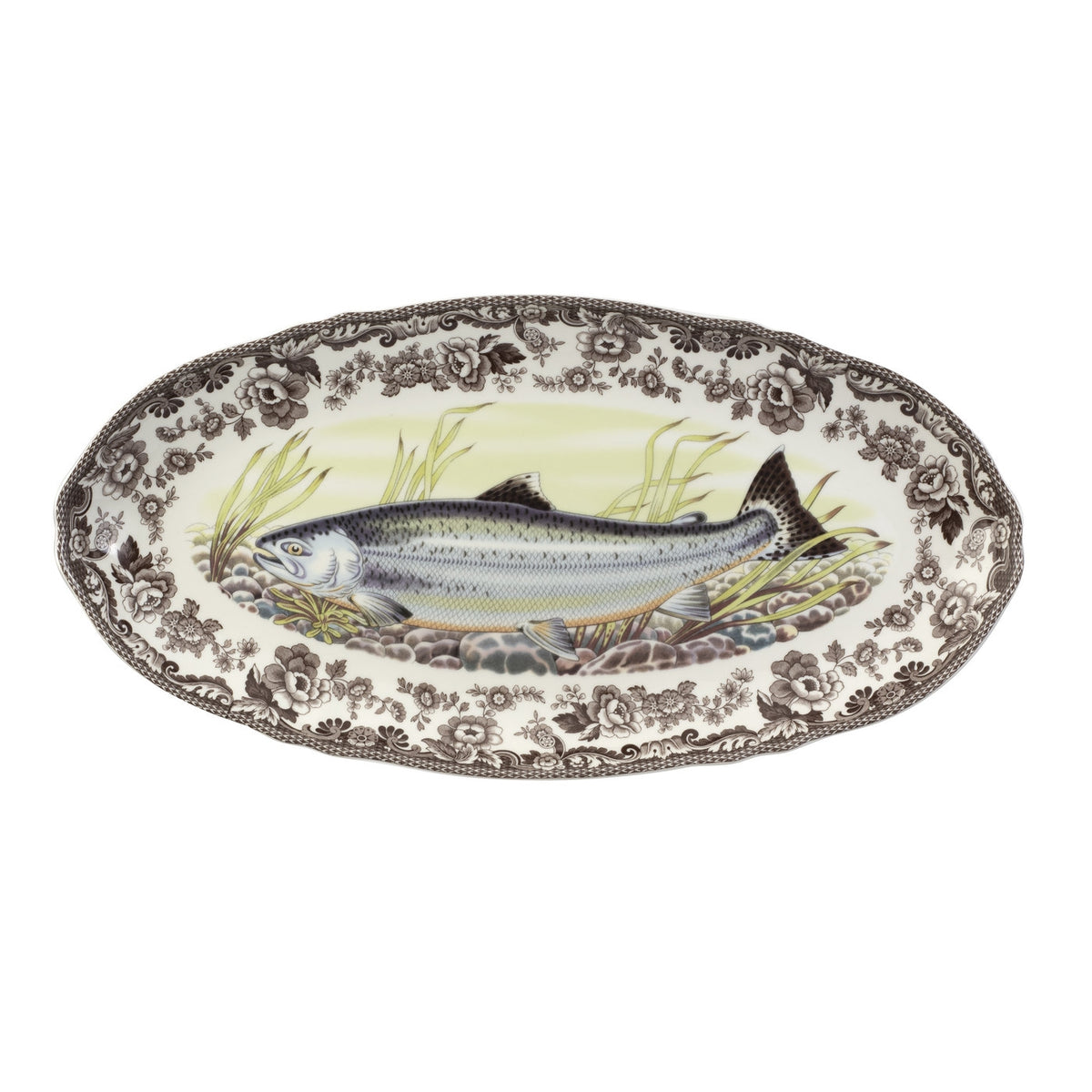 Woodland Fish Platter 18.5 Inch (King Salmon)