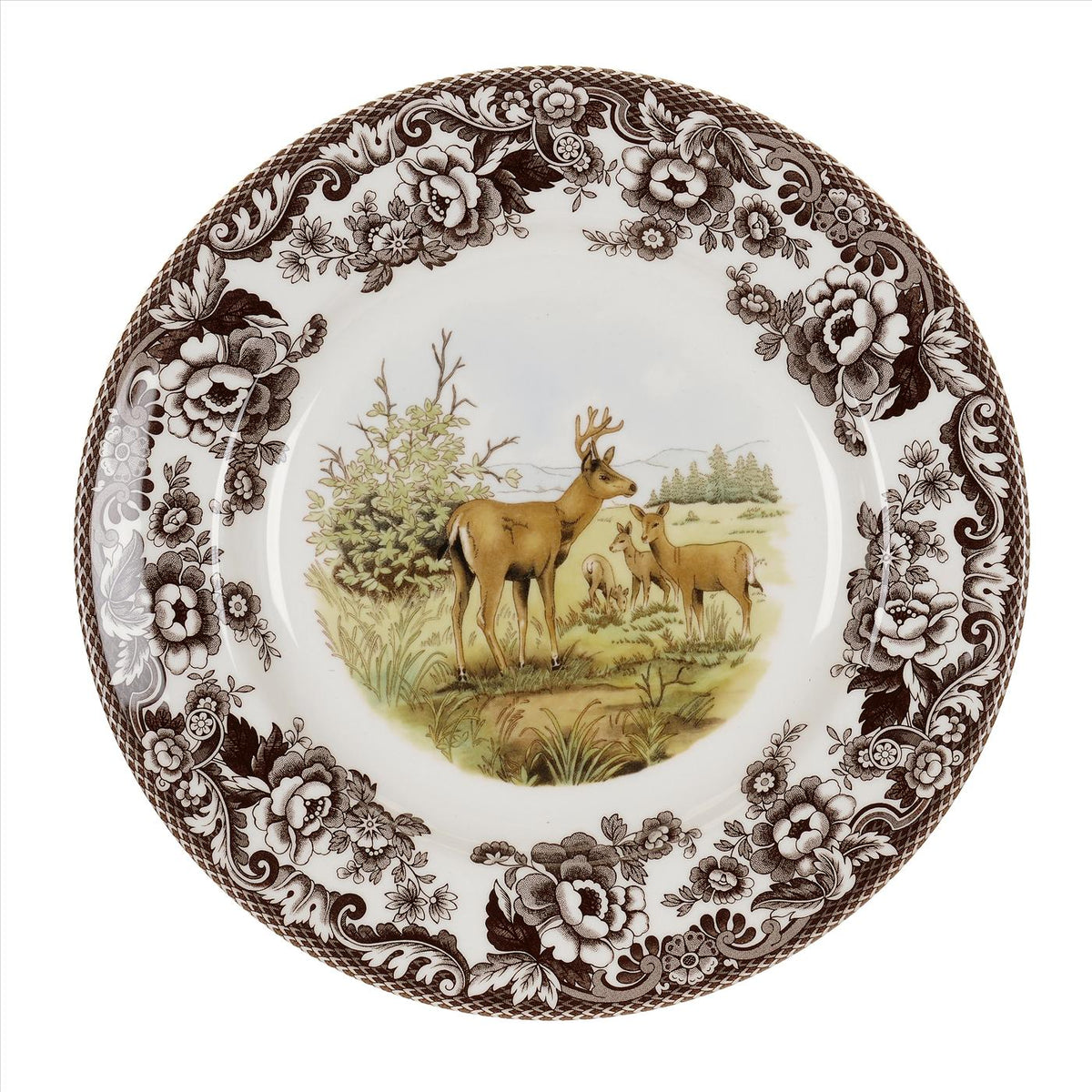 Woodland Dinner Plate - Mule Deer
