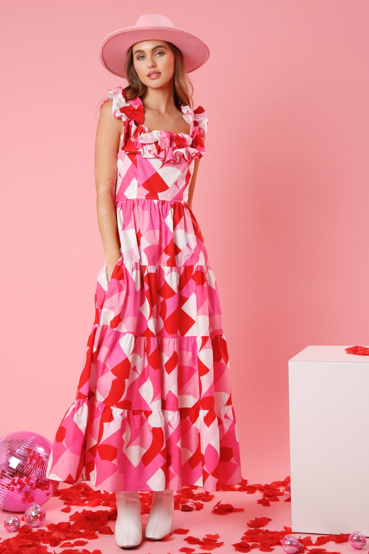 Pretty in Pink Maxi Dress