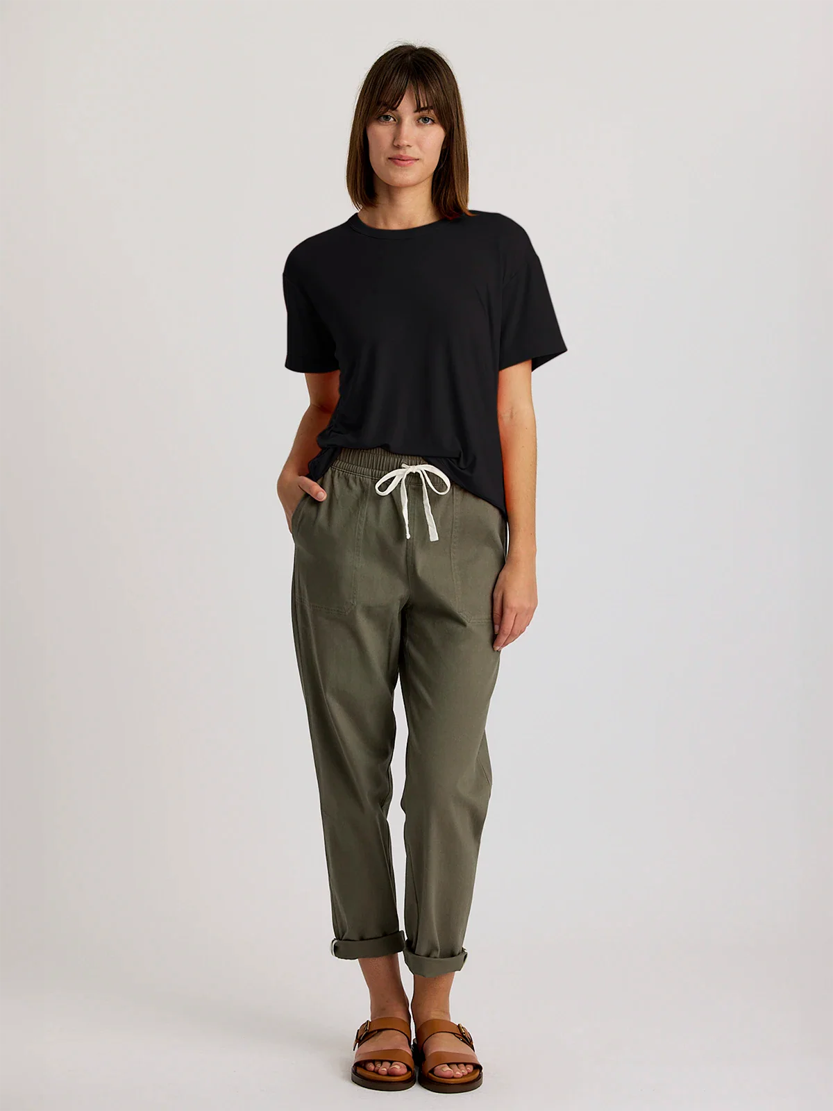 Women's Elevate Lightweight Tee- Black