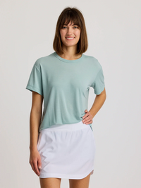 Women's Elevate Lightweight Tee- Ocean Mist