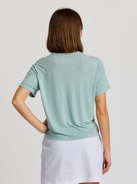 Women's Elevate Lightweight Tee- Ocean Mist