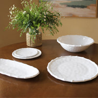 VIDA Bamboo Large Salad Bowl (White)