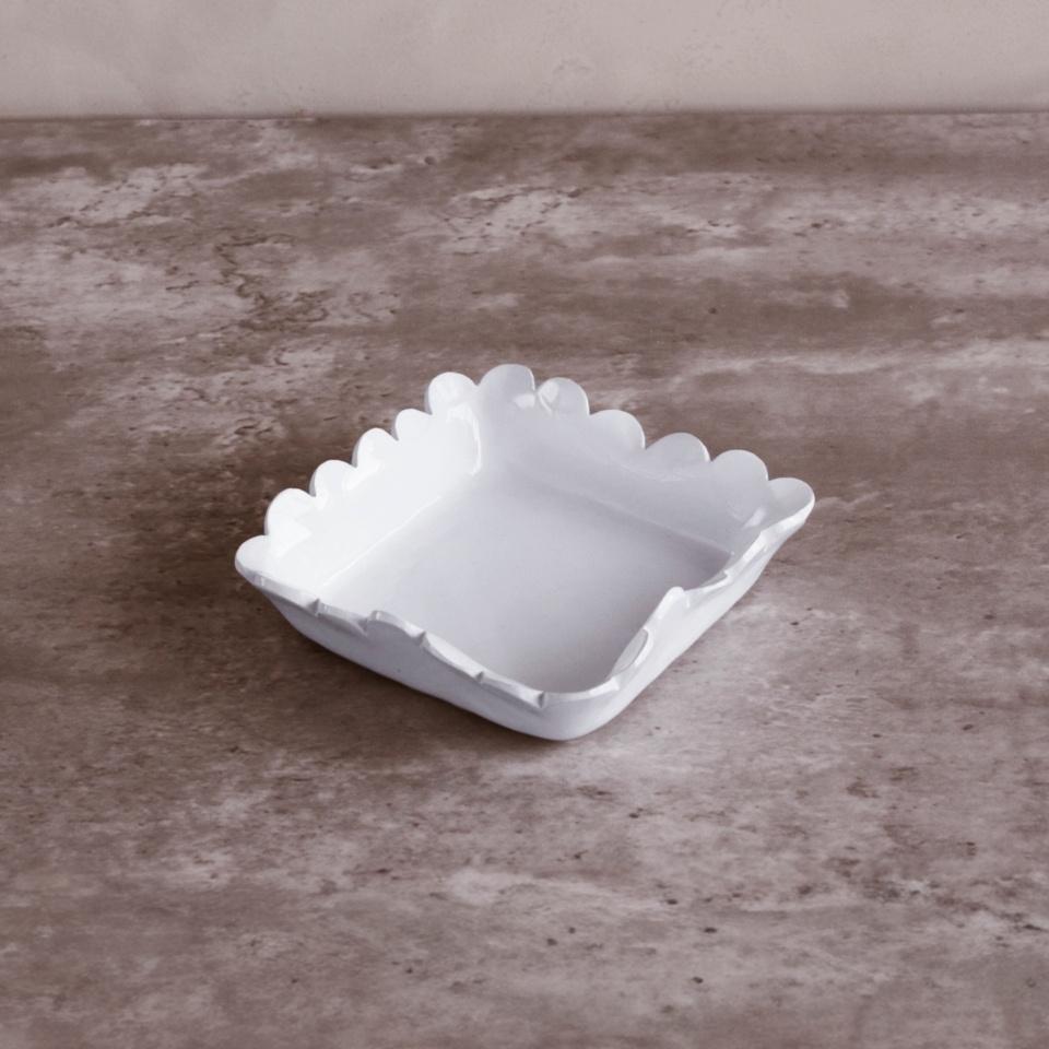 VIDA Colette White Guest Napkin Holder