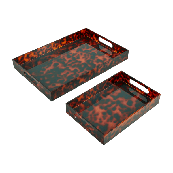 Tortoise Acrylic Tray Set