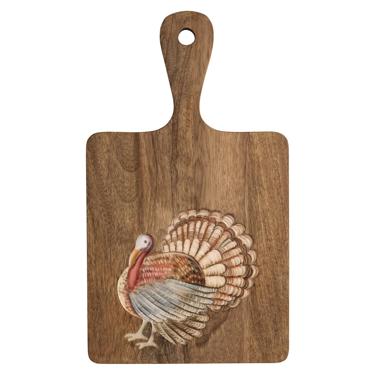 Square Gather Turkey Enamel Cutting Board