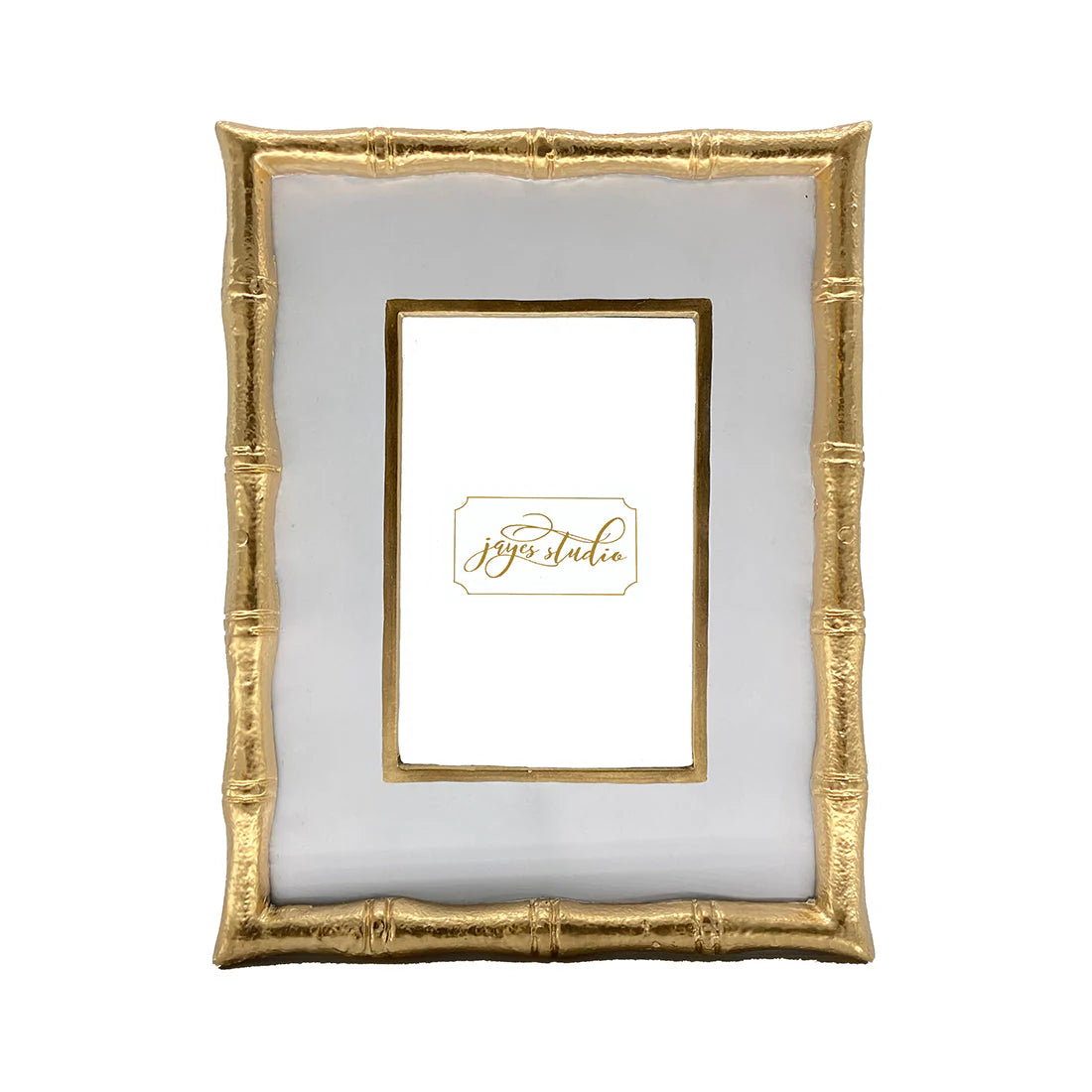 Bamboo / White Cream Frame - 4x6