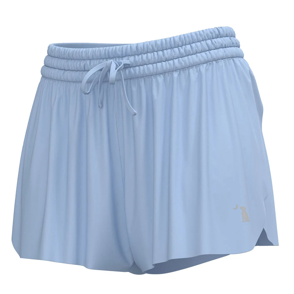 Youth Local Girl Petal Shorts- Periwinkle