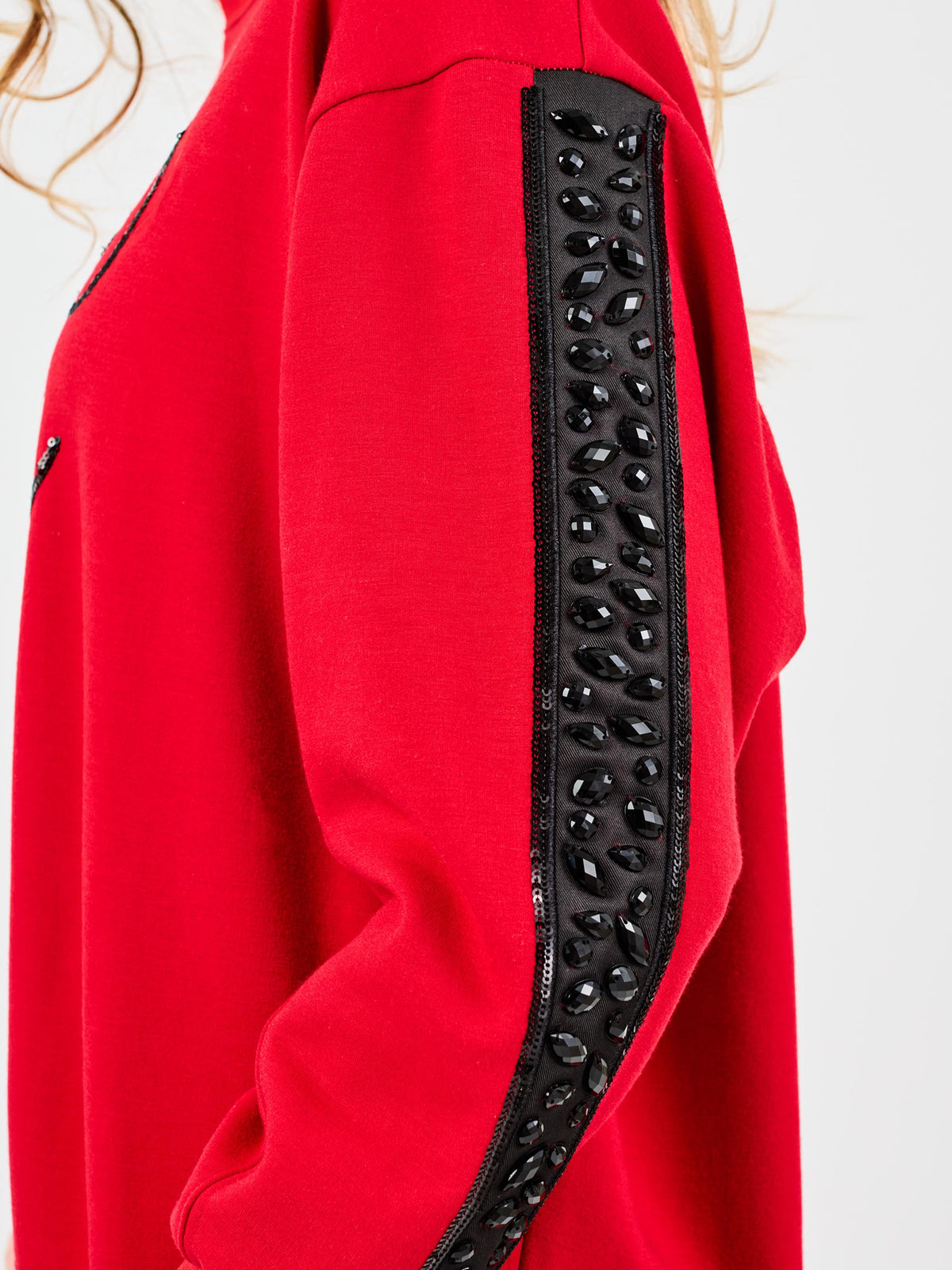 Sarah Sweatshirt Game Day Red/Black