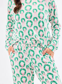 Women's Annie Pants Set | Rosy Wreaths