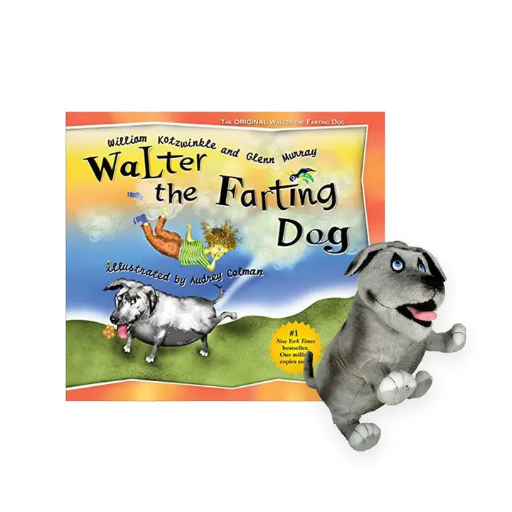 Walter the Farting Dog Plush with Hardcover Book
