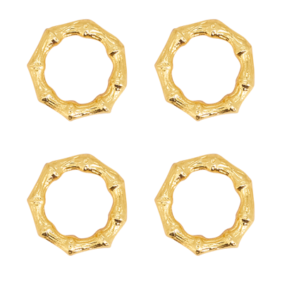 Gold Bamboo Napkin Ring