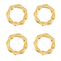 Gold Bamboo Napkin Ring
