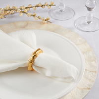 Gold Bamboo Napkin Ring