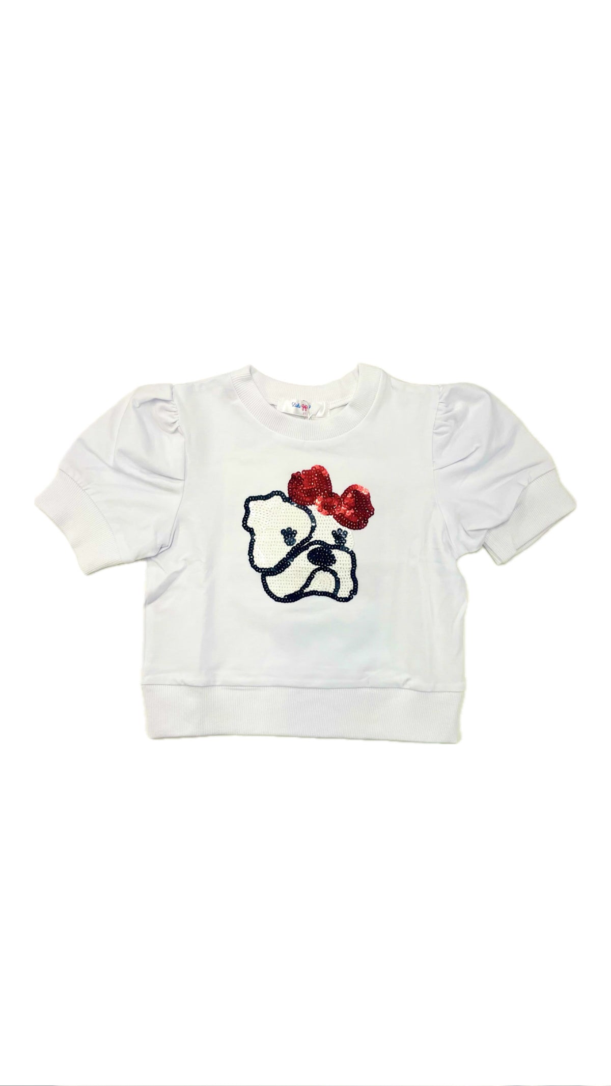 Sequin Team Bulldog Shirt