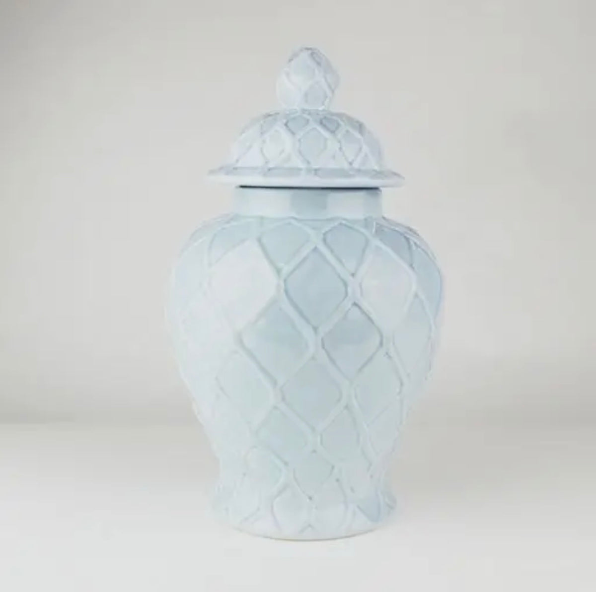 Medium Ginger Jar - Light Blue