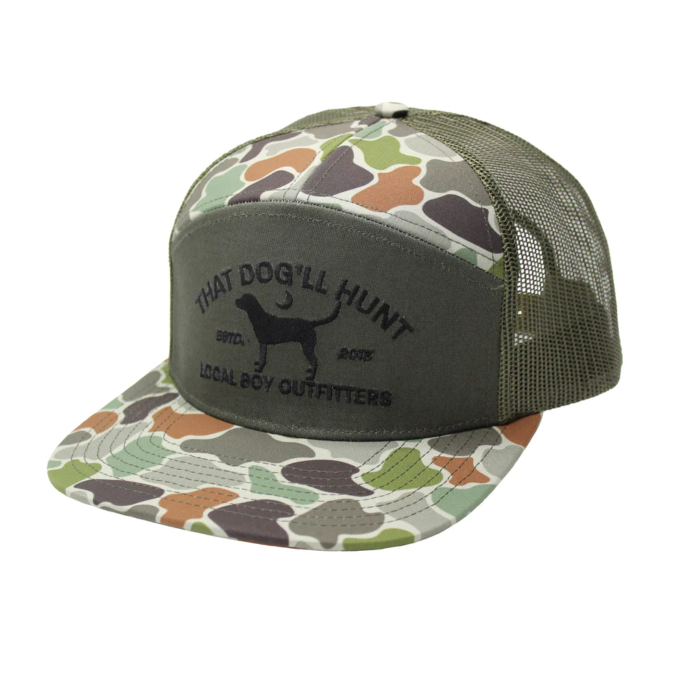7 Panel That Dog'll Hunt Hat - Forest Camo