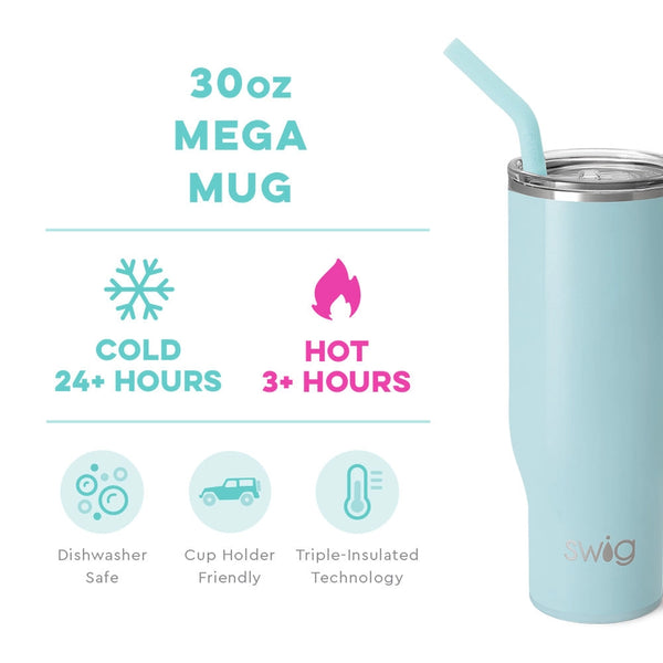 Shimmer Aquamarine Mega Mug (30oz)