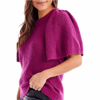 Sweetheart Sweater- Plum