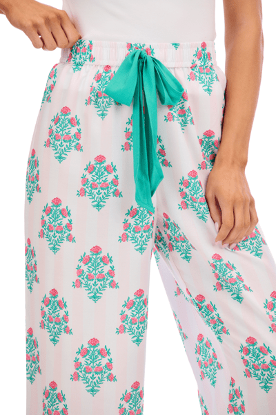 Dahlia Block Print Pajama Pants