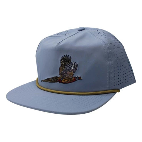 Pheasant Flight Perforated Flat Brim Hat