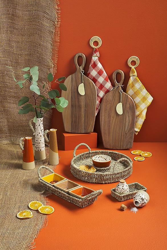 Burnt Orange towel Cutting Board