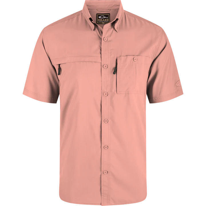 8-Shot Flyweight Shirt - Peach Pearl