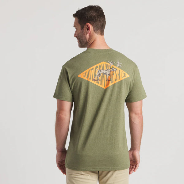 Classic Pointer Tee - Washed Dark Green