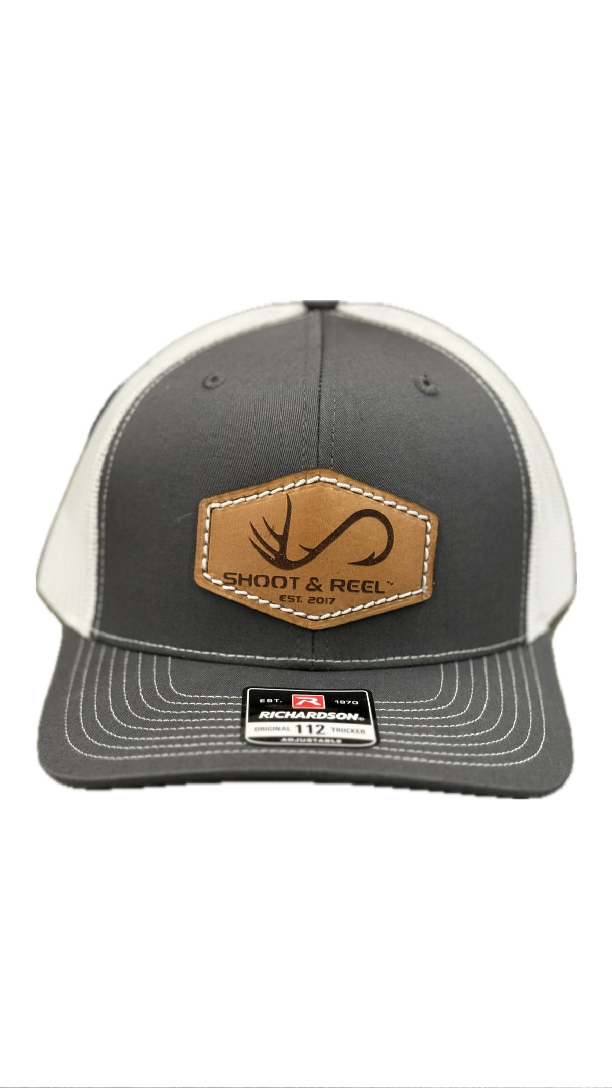 Grey Antler/ Hook Patch Hat