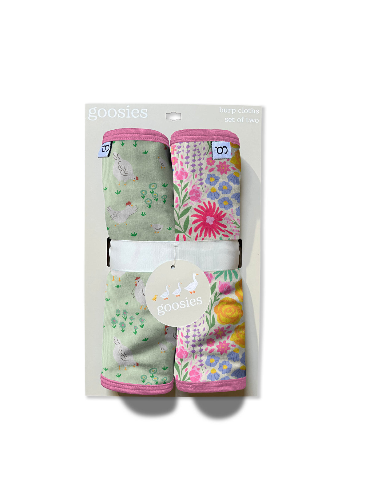 Burp Cloth Sets - Flowers Fields