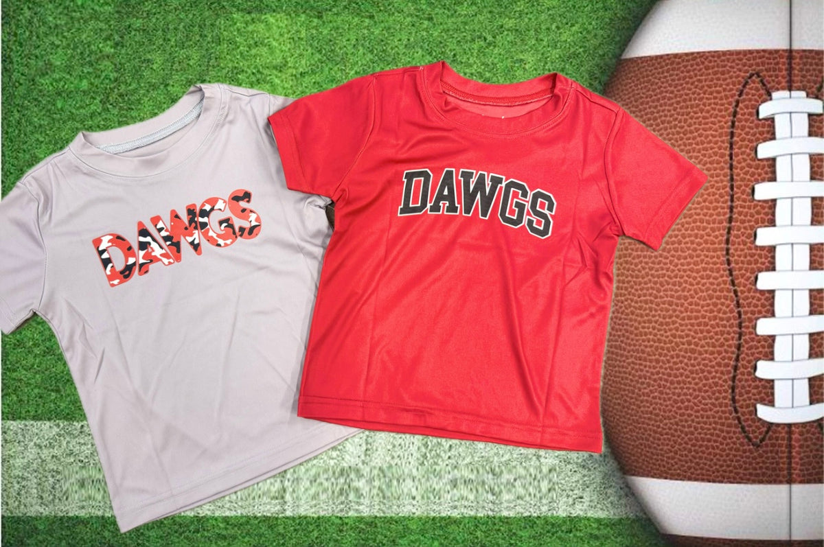 Dawgs Red/Black Camo Drift Shirt-Grey