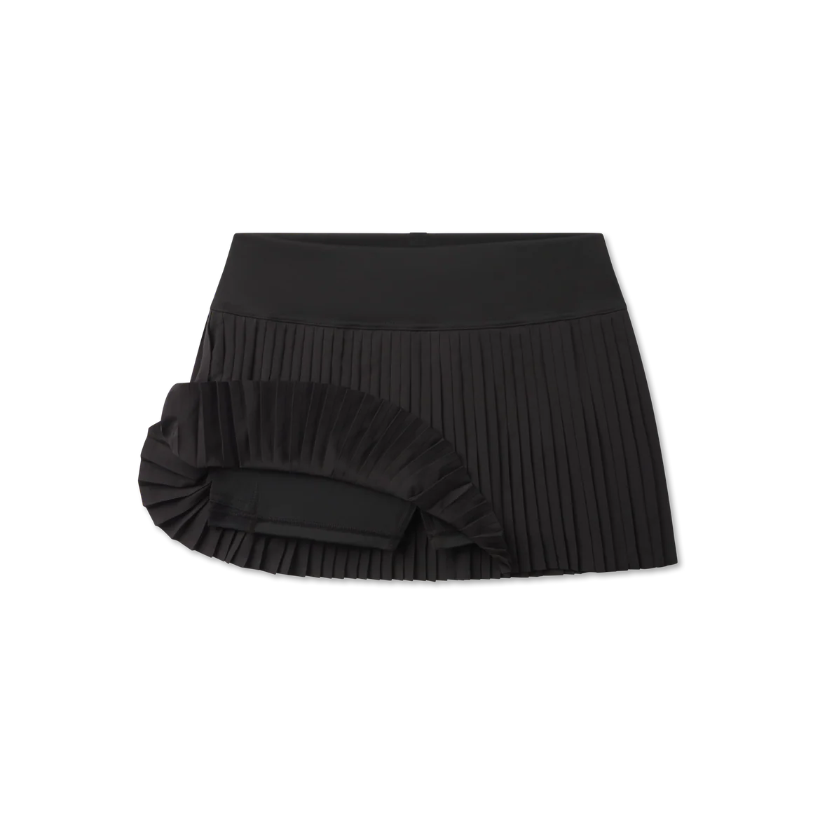 Jane Pleated Active Skirt - Black