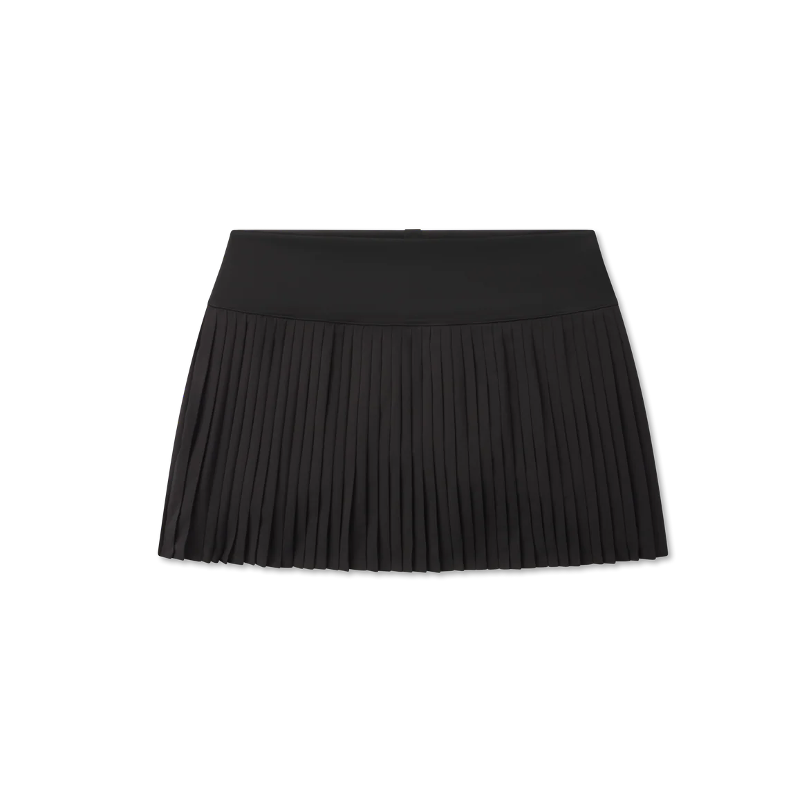 Jane Pleated Active Skirt - Black