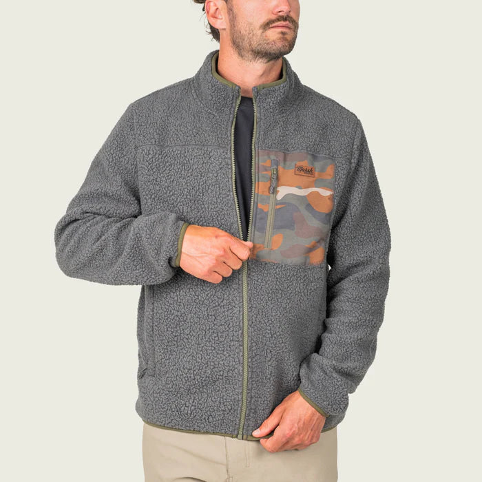 Baytown Sherpa Jacket - Charcoal