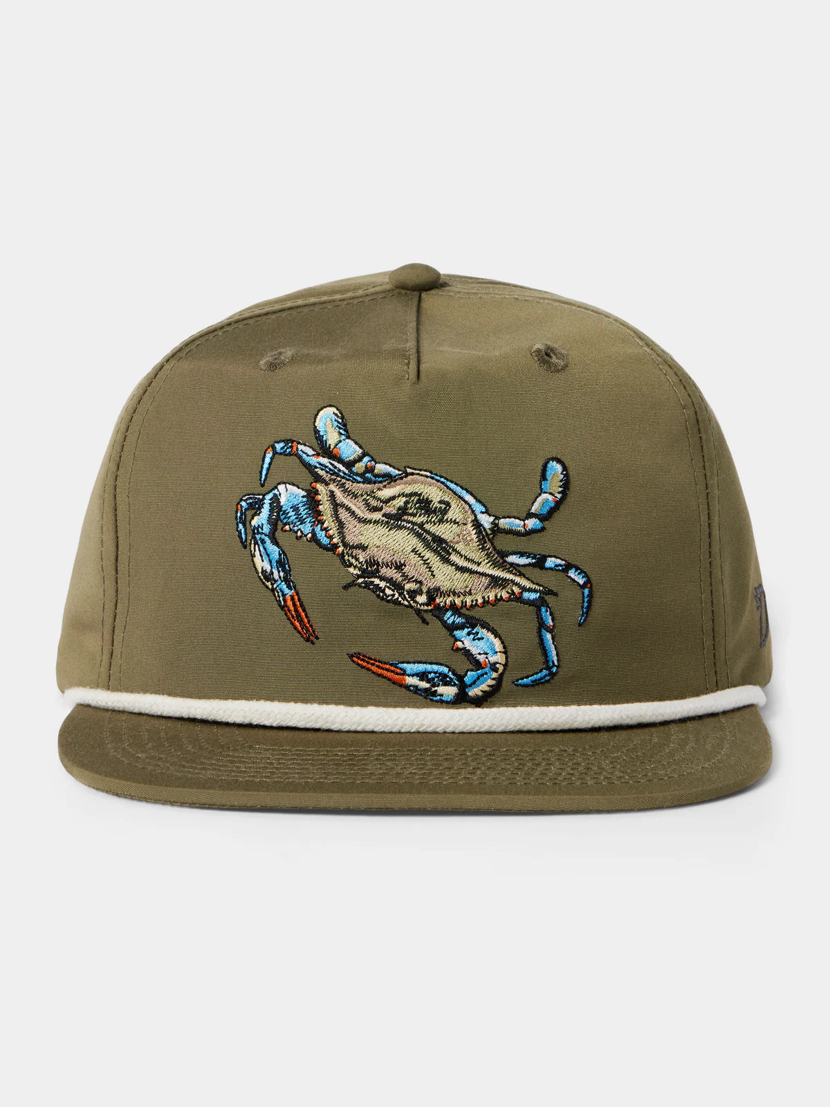 Blue Crab Hat- Dusty Olive