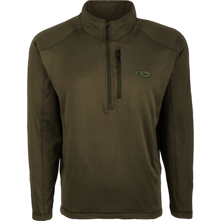 Breathelite Quarter Zip Pullover - Green